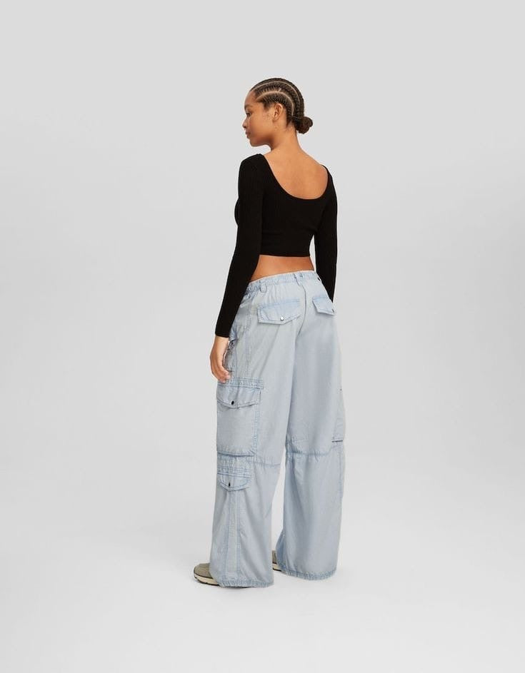 Bareshka Brand*
Faded Multi Pocket Relexed fit Pant