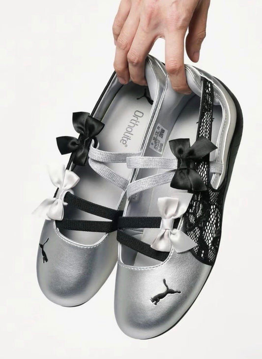 PUMA SPEED CAT BALLET LACE SILVER