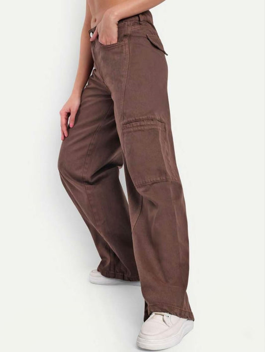 ZARA BRAND
Wide leg 6 Pockets Cargo Pant