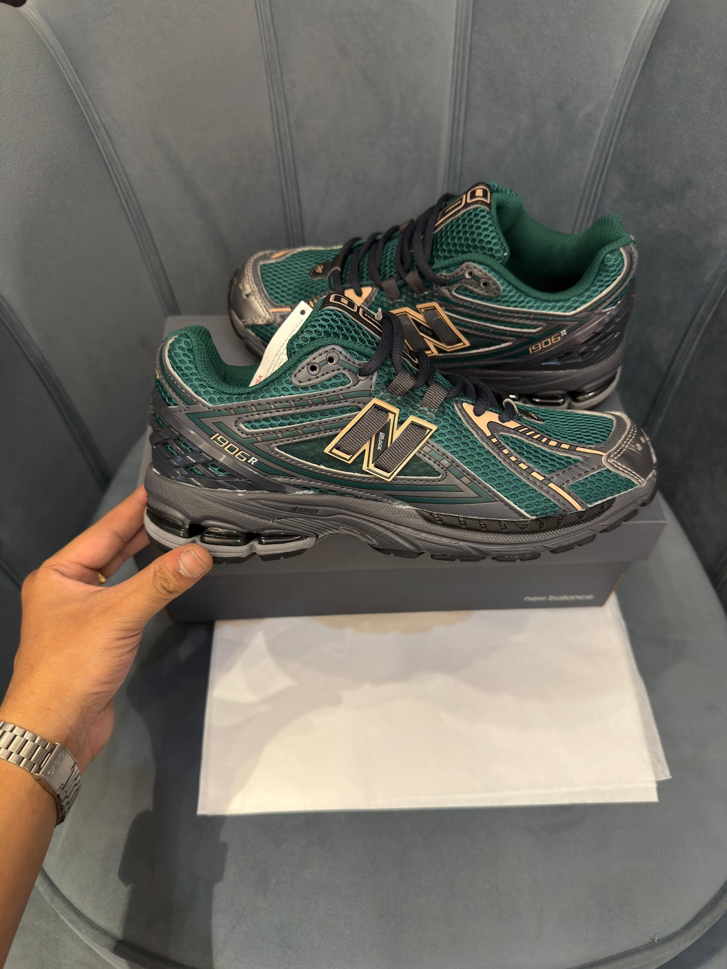 NEW BALANCE 1906 TRAIL GREEN MIX