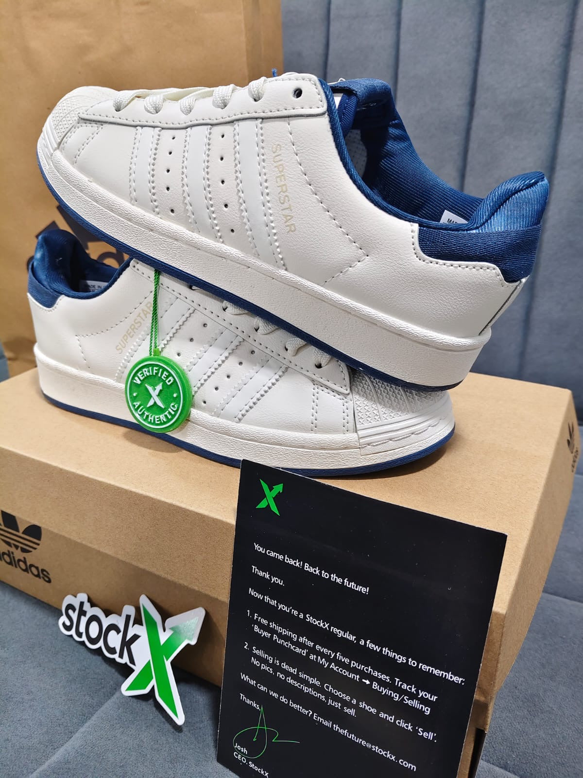 ADIDAS SUPERSTAR PARLEY NAVY