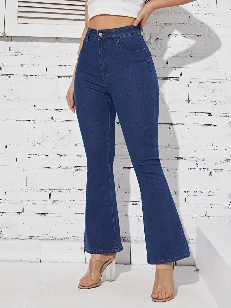 High Waist Bootcut Denim