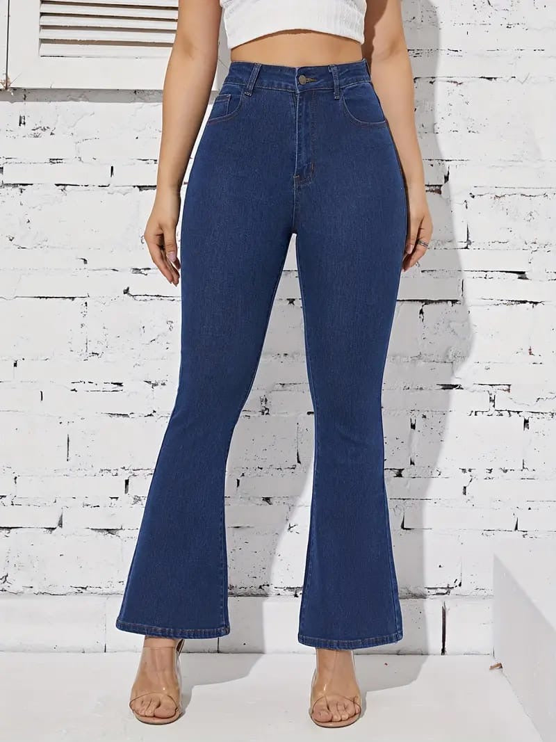 High Waist Bootcut Denim