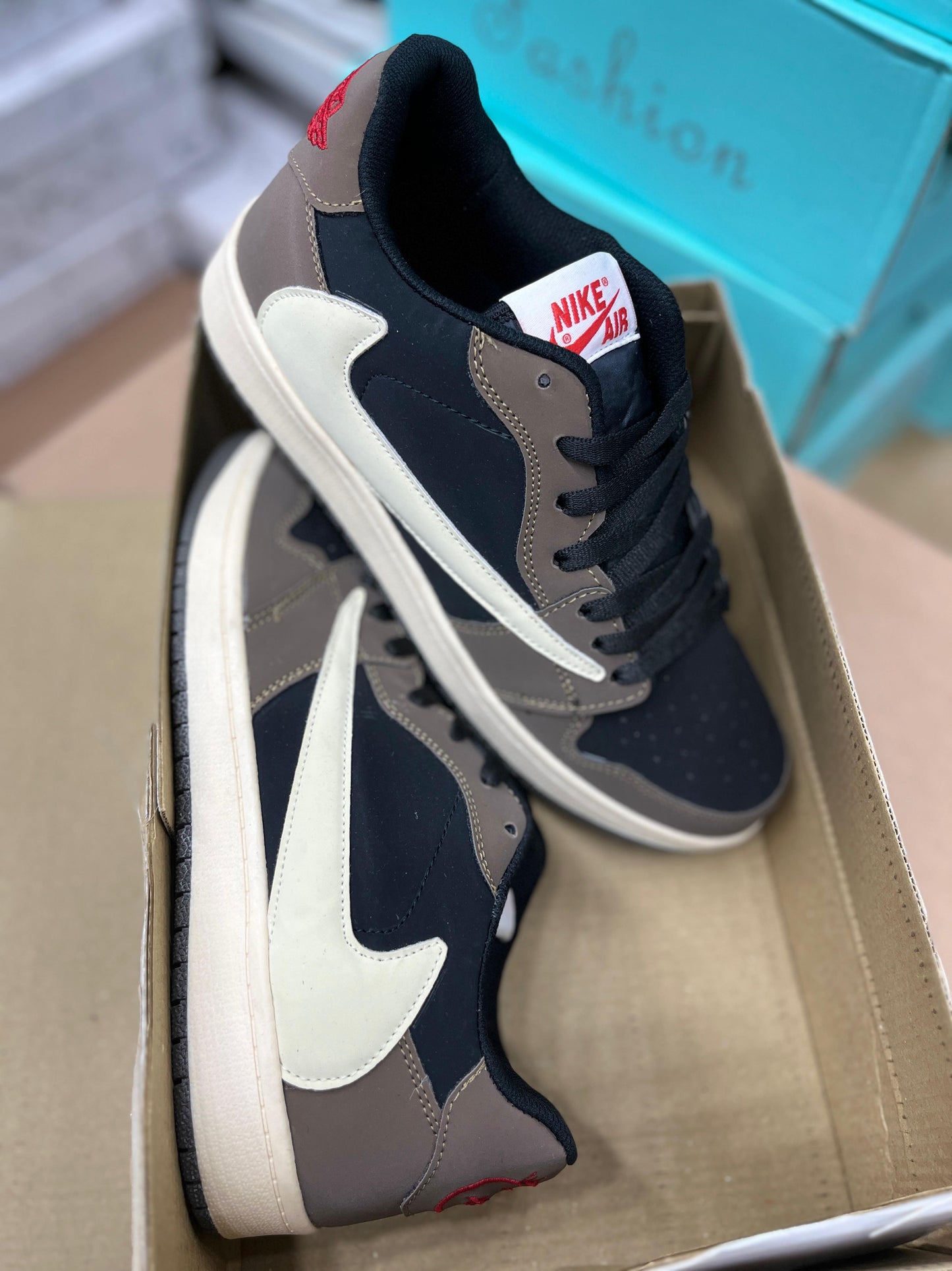 NIKE AJ 1 LOW x TRAVIS SCOTT 7a quality