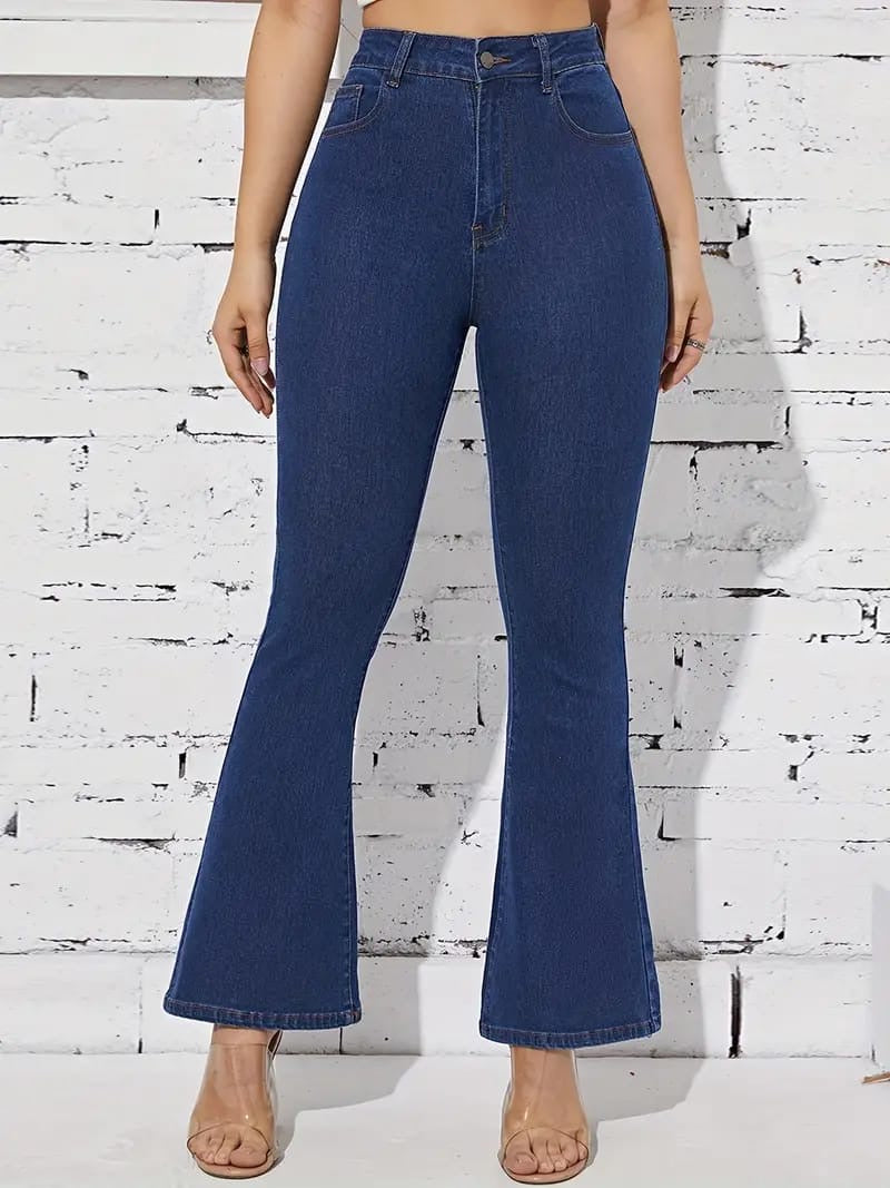 High Waist Bootcut Denim
