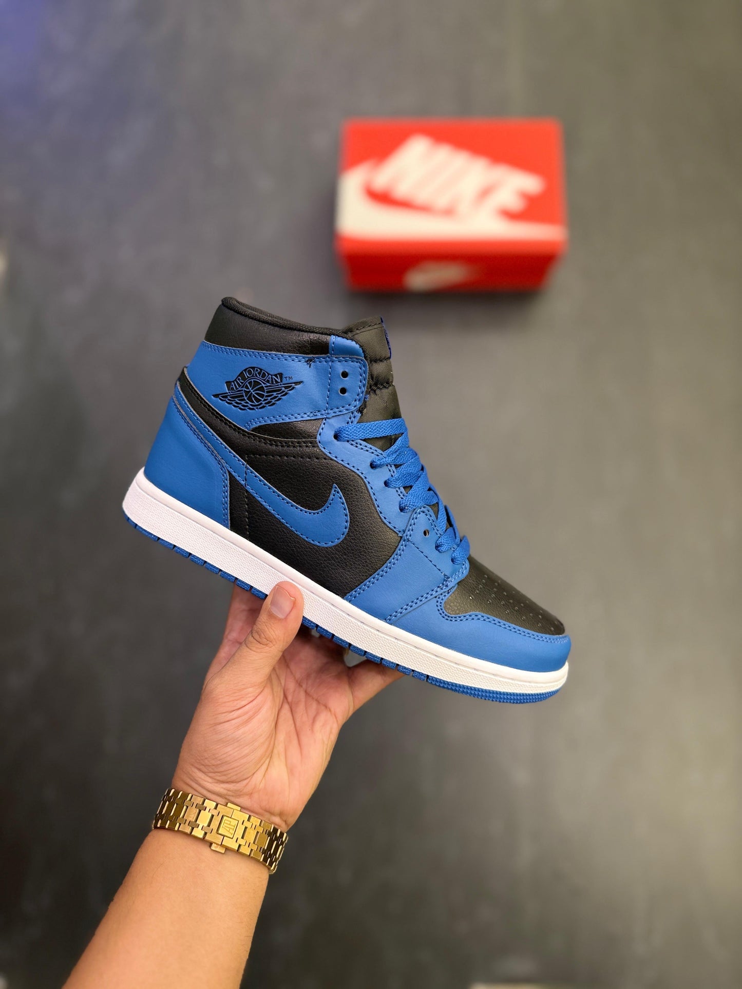 NIKE AIR JORDAN HIGH MARINA BLUE