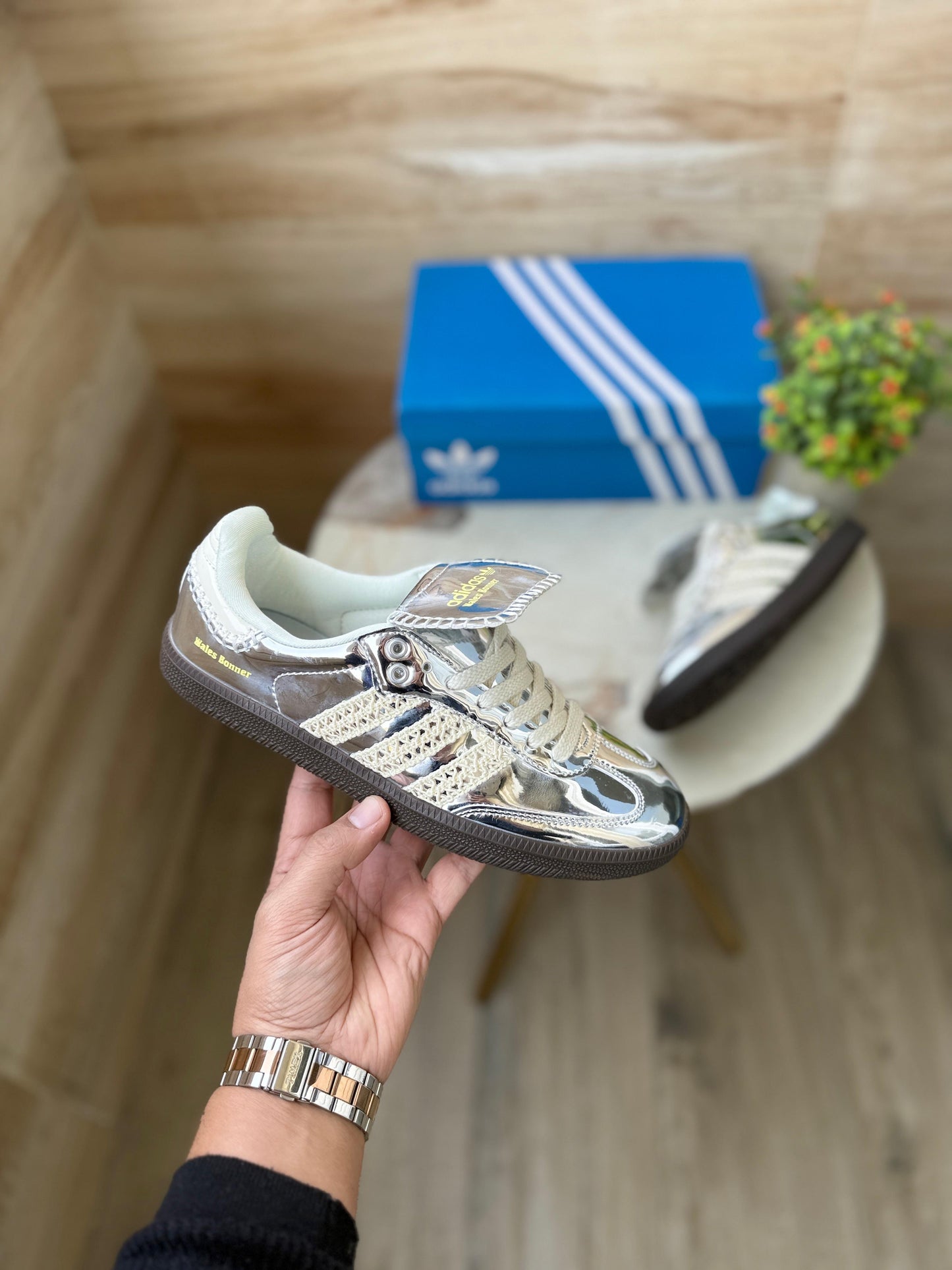 ADIDAS SAMBA WALES BONER SILVER