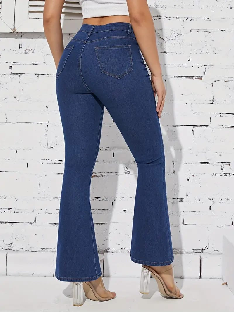 High Waist Bootcut Denim