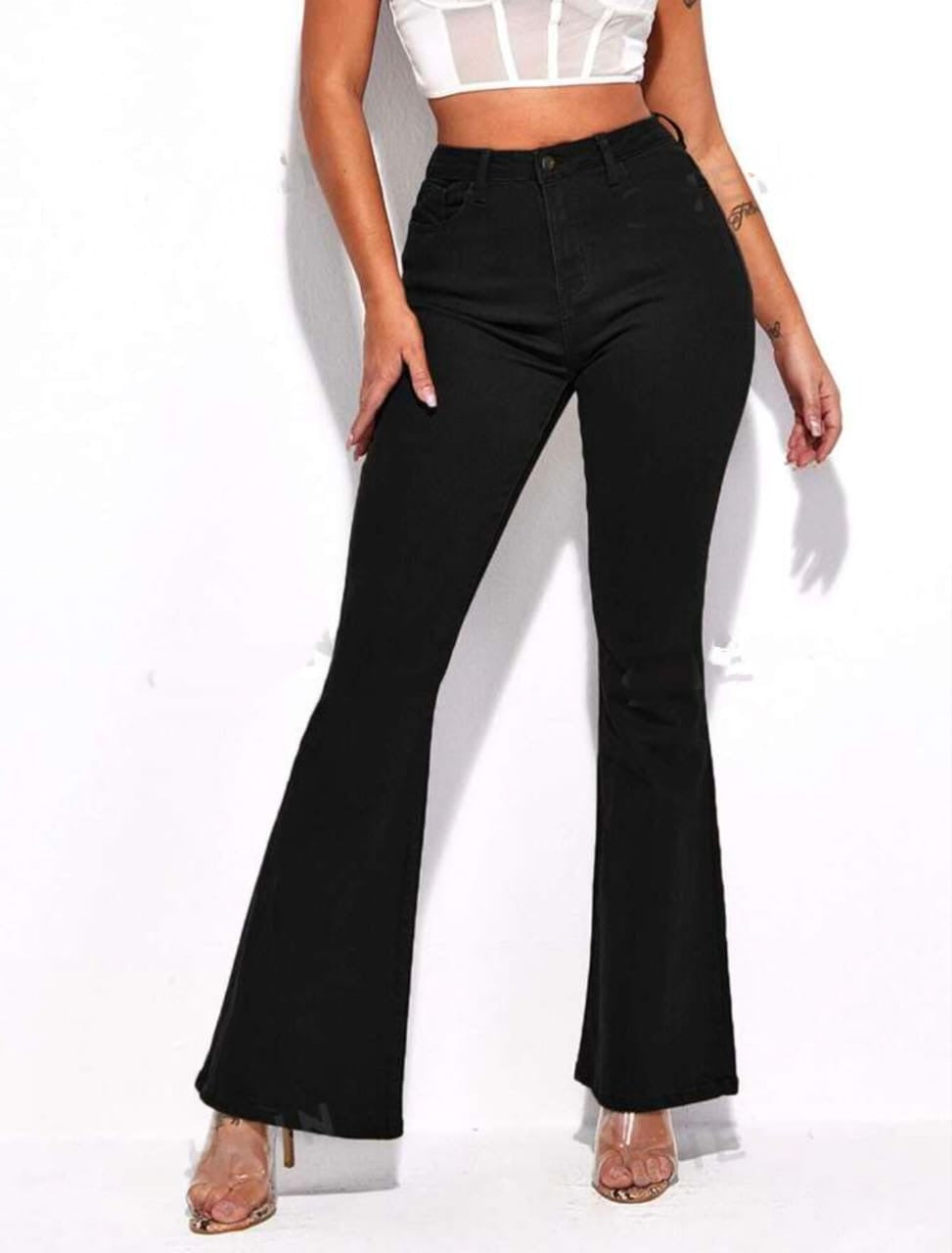 High Waist Boot Cut Denim