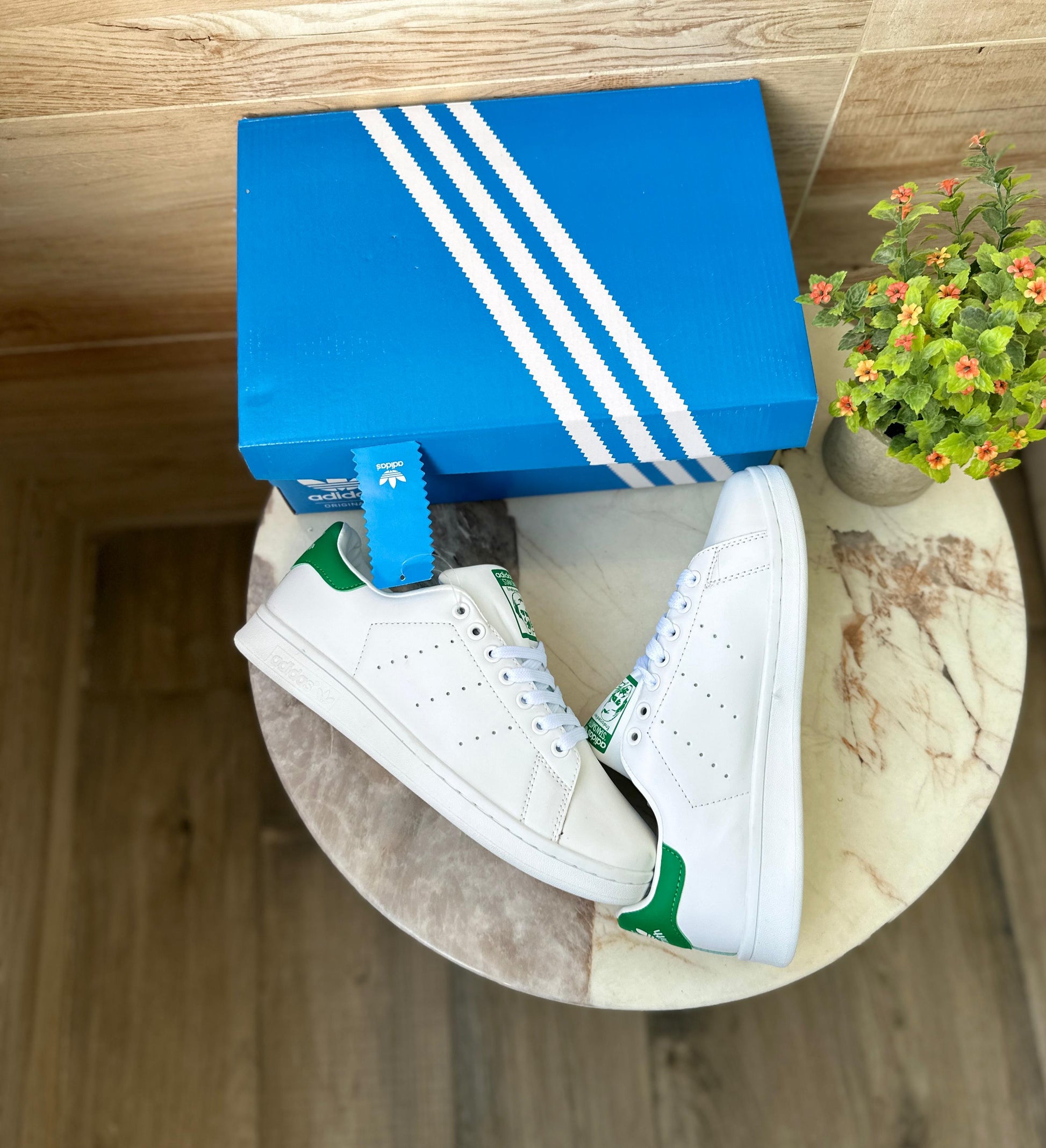 ADIDAS STAN SMITH  white green edtn