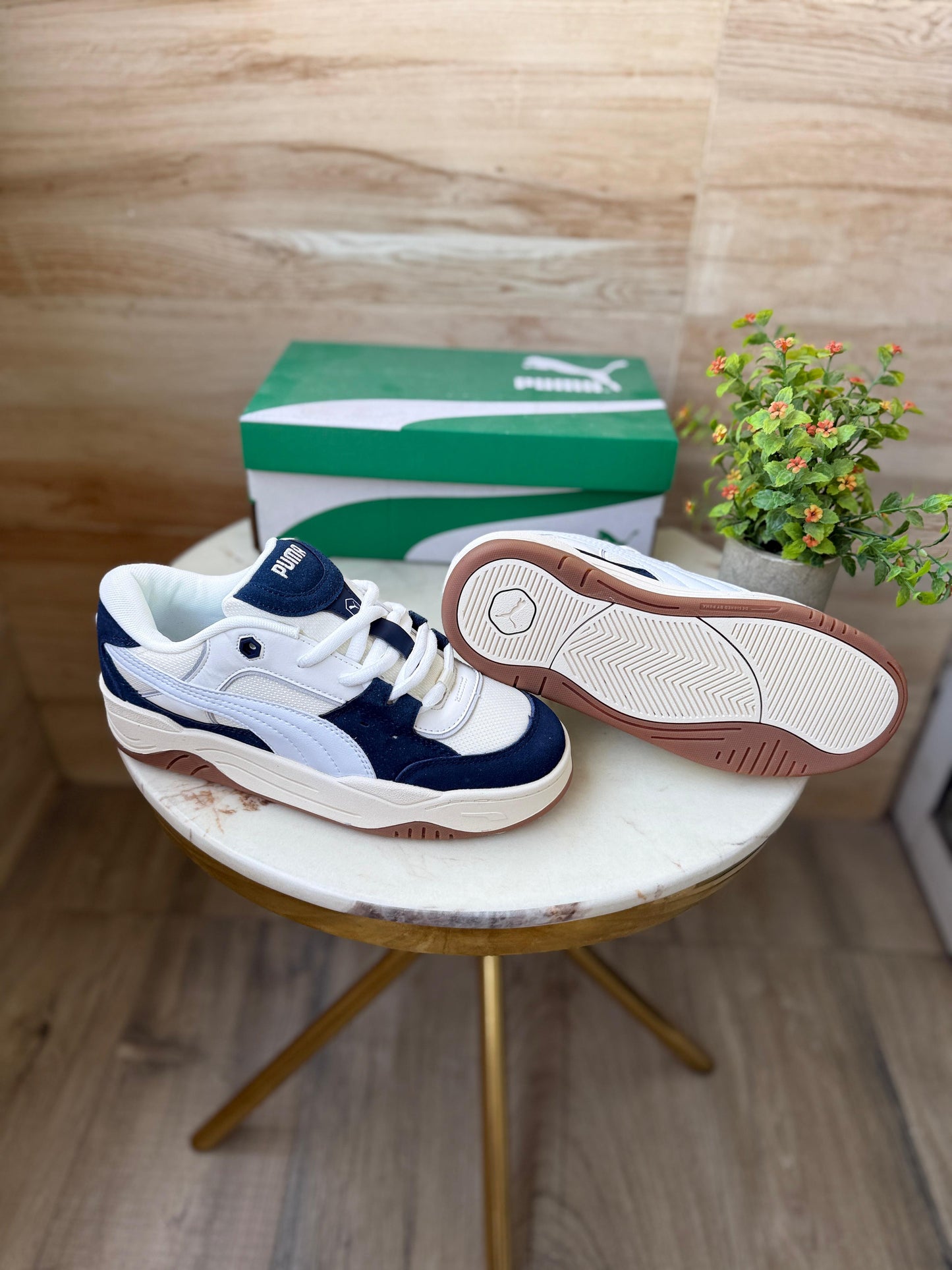 PUMA SUEDE 180 WHITE NAVY