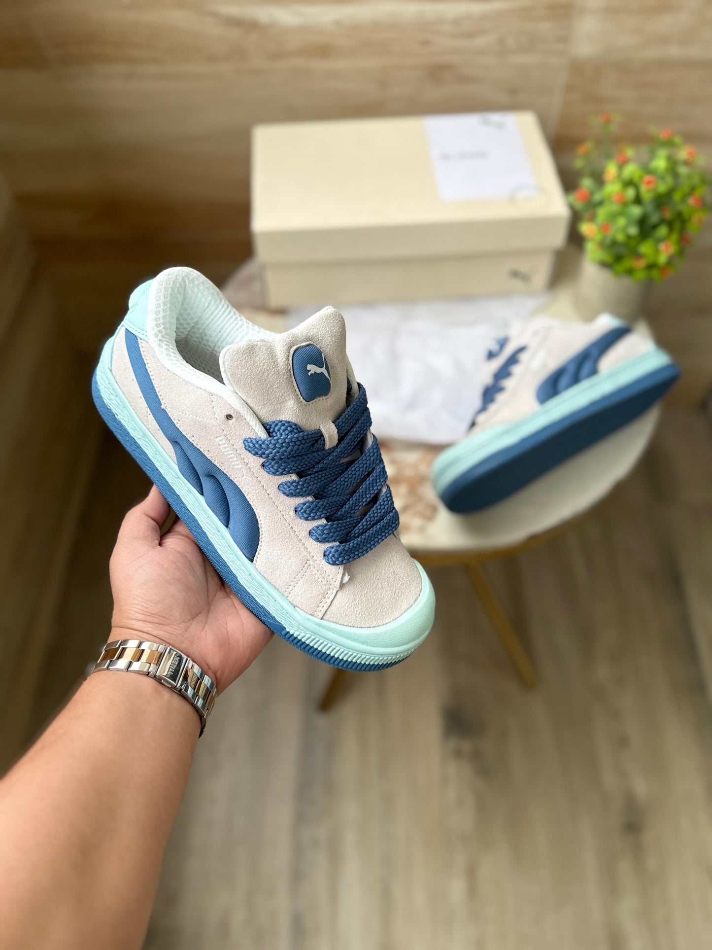 PUMA SUEDE XL CRUSH DEWDROP TOURQOUISE