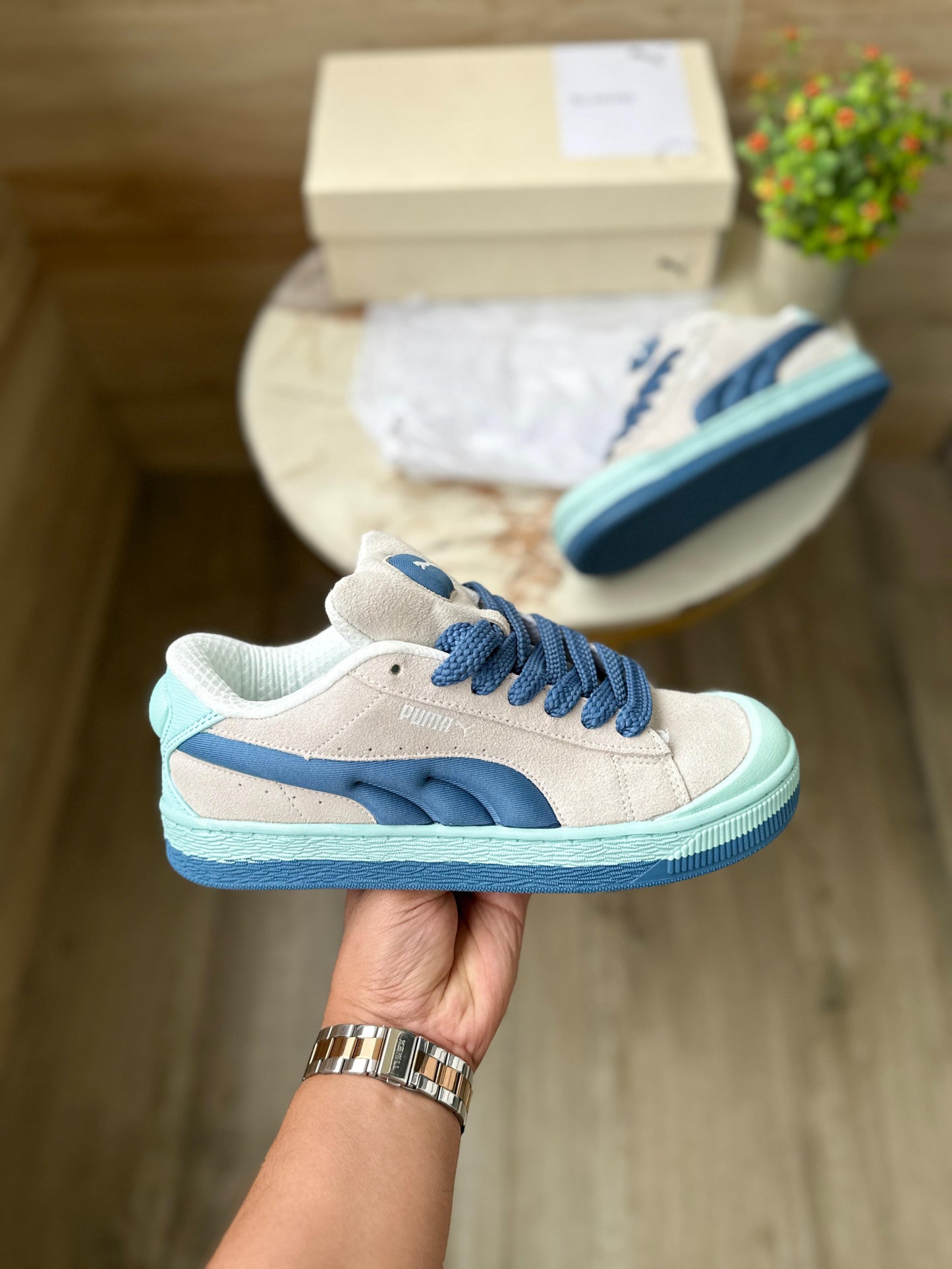 PUMA SUEDE XL CRUSH DEWDROP TOURQOUISE
