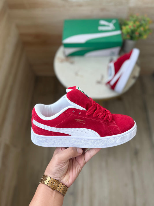 PUMA CLASSIC SUEDE XL RED
