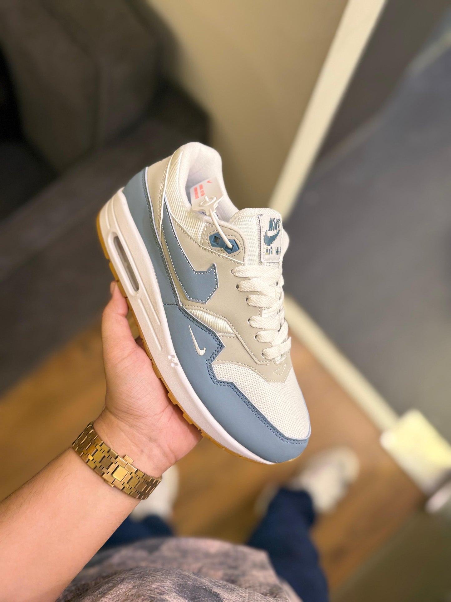NIKE AIRMAX 90 PARRA X AQUA SWOOSH