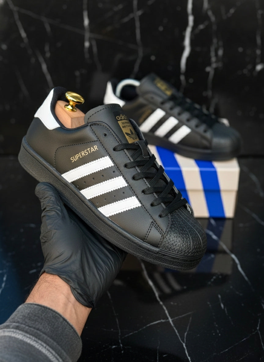Adidas Superstar Black White