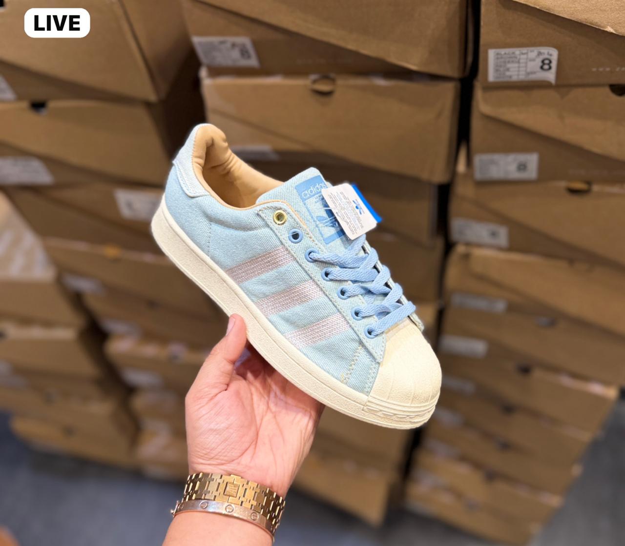 ADIDAS ORIGINALS SUPERSTAR DENIM SKY SECOND GENERATION 2025
