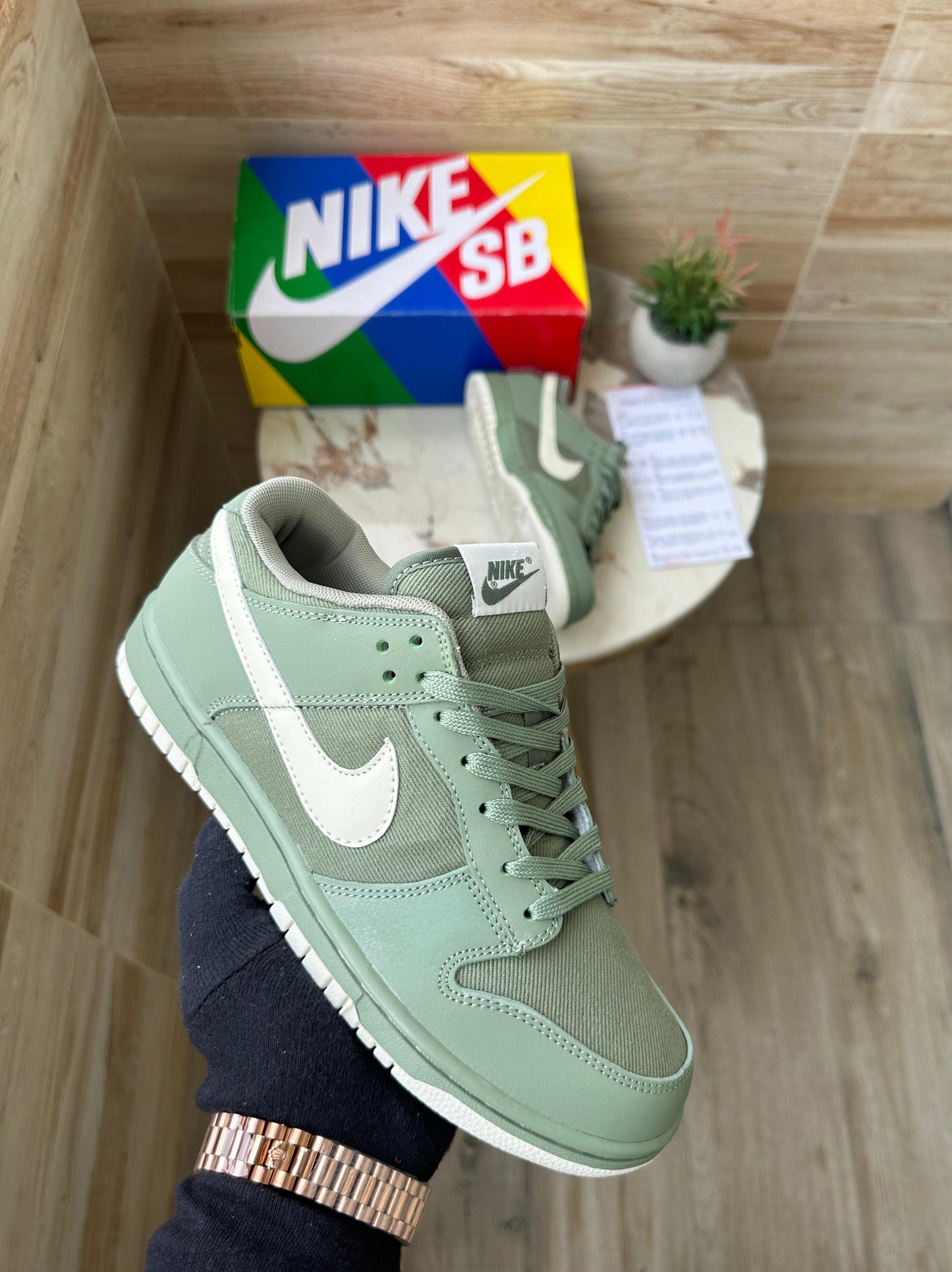 NIKE SB DUNK OIL GREEN AURA