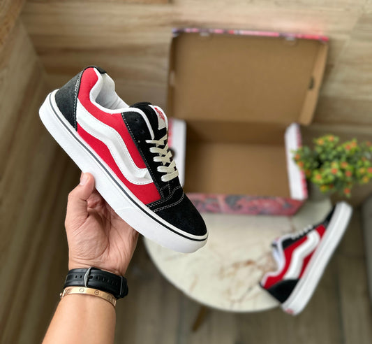 VANS OLD SKOOL KNU BLACK RED