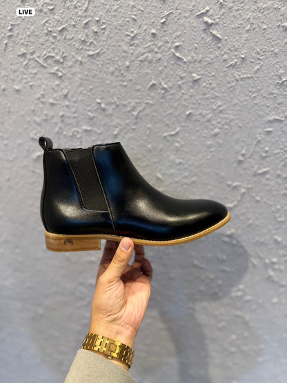 ZARA WOODEN CHELSEA BOOTS ART-W5