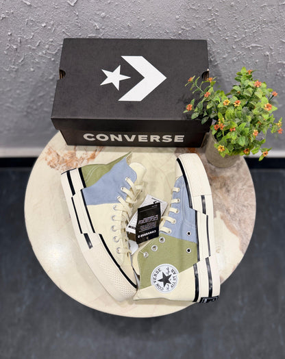 CONVERSE CHUCK MID PLUS WHITE GREY BLUE