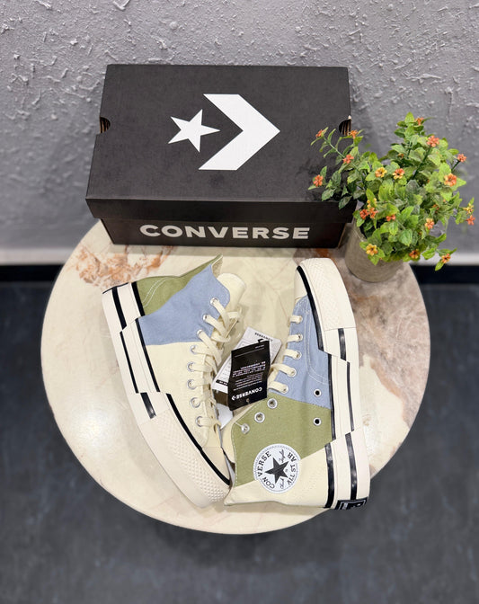 CONVERSE CHUCK MID PLUS WHITE GREY BLUE