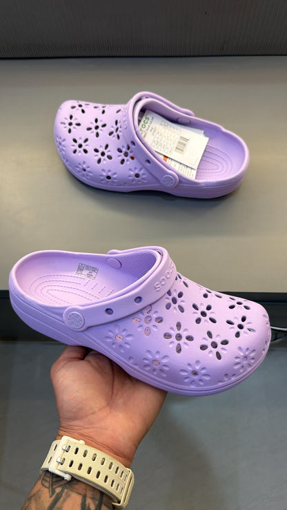 CROCS CLASSIC FLORAL GIRLS