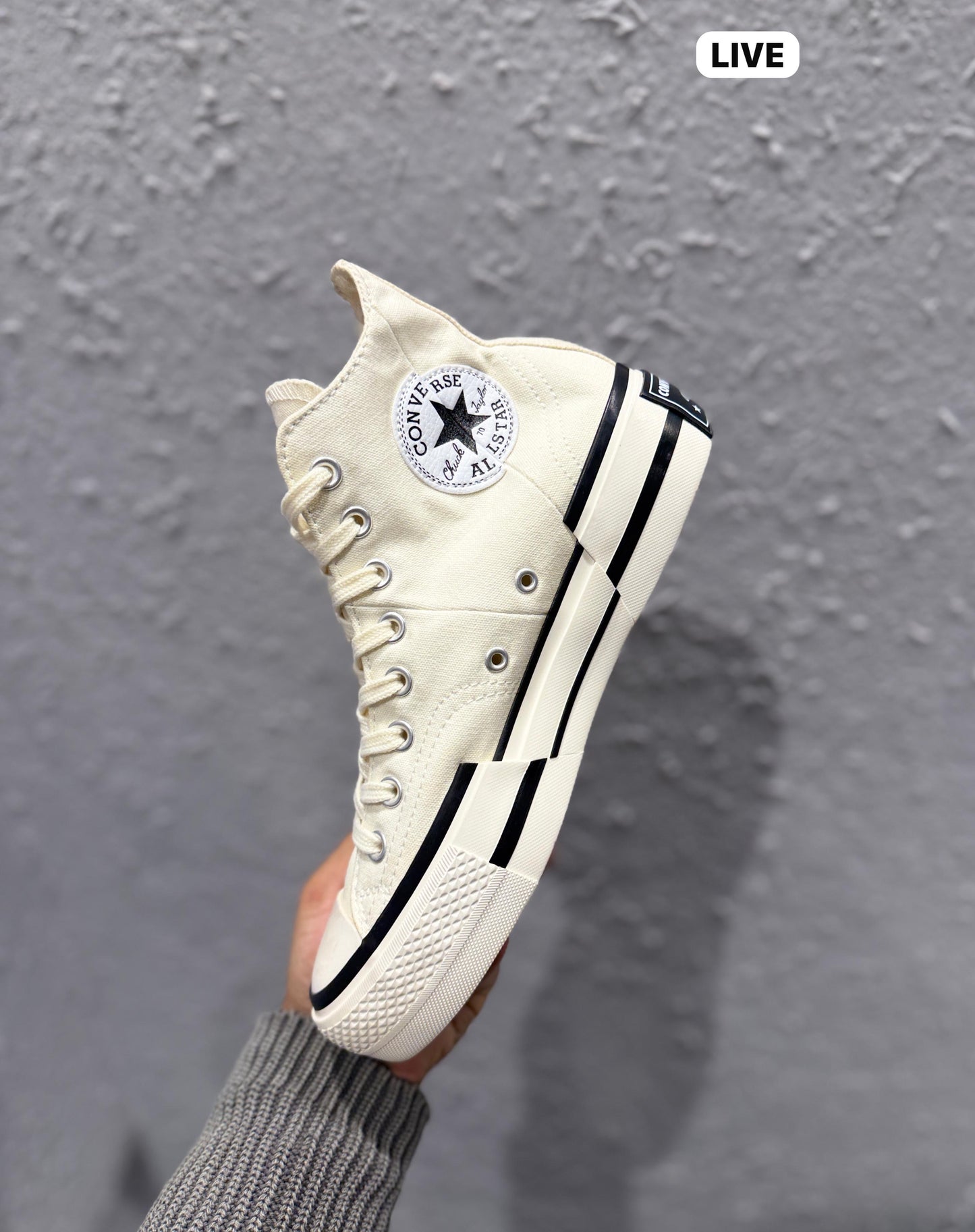 CONVERSE CHUCK MID PLUS WHITE