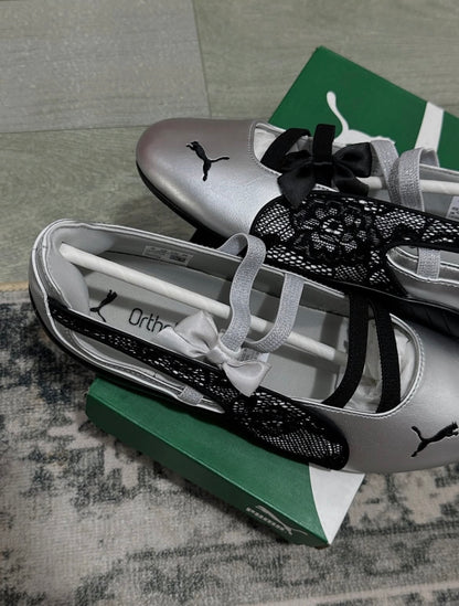PUMA SPEED CAT BALLET LACE SILVER