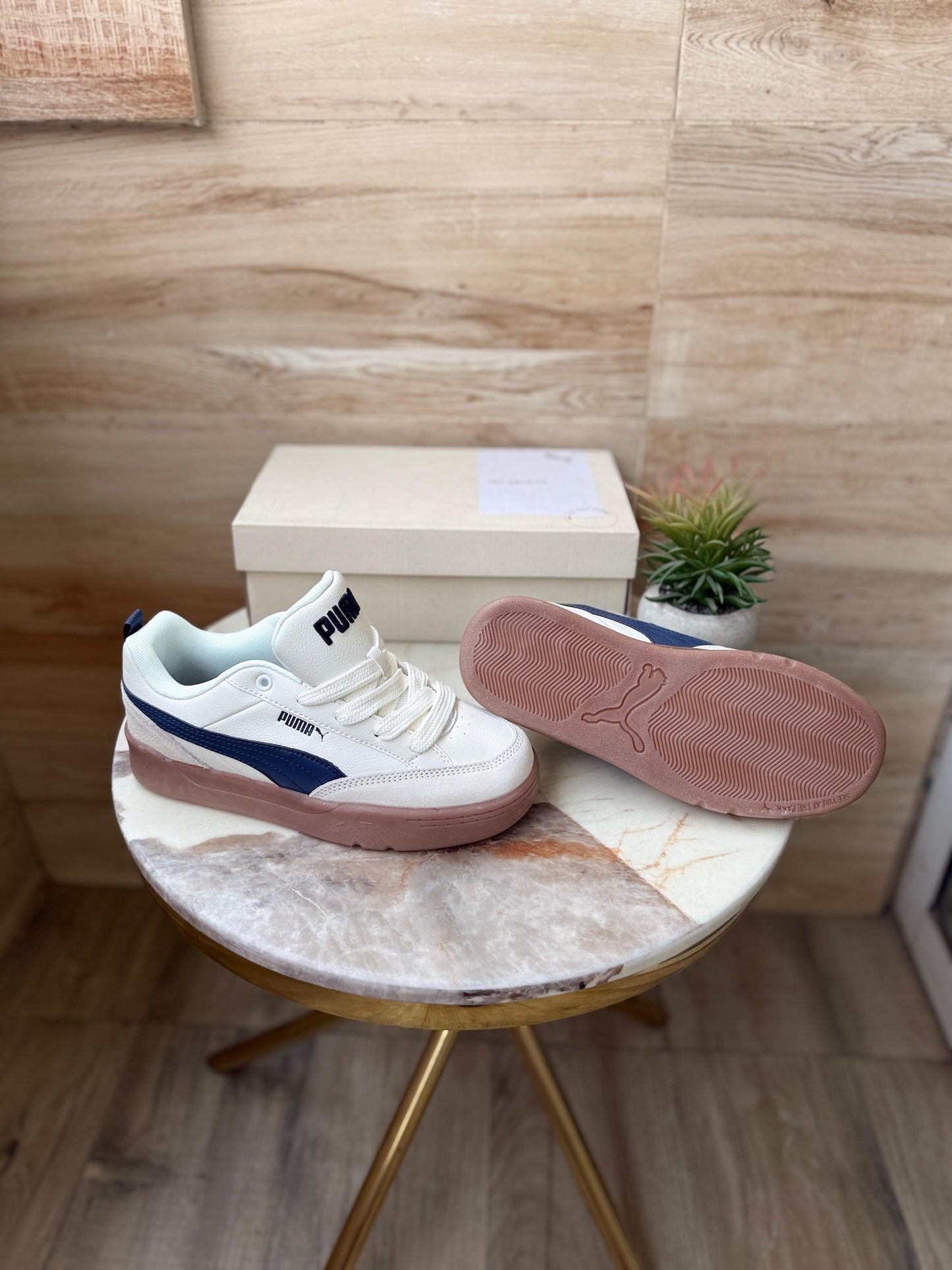 PUMA LIFESTYLE PARK WHITE NAVY