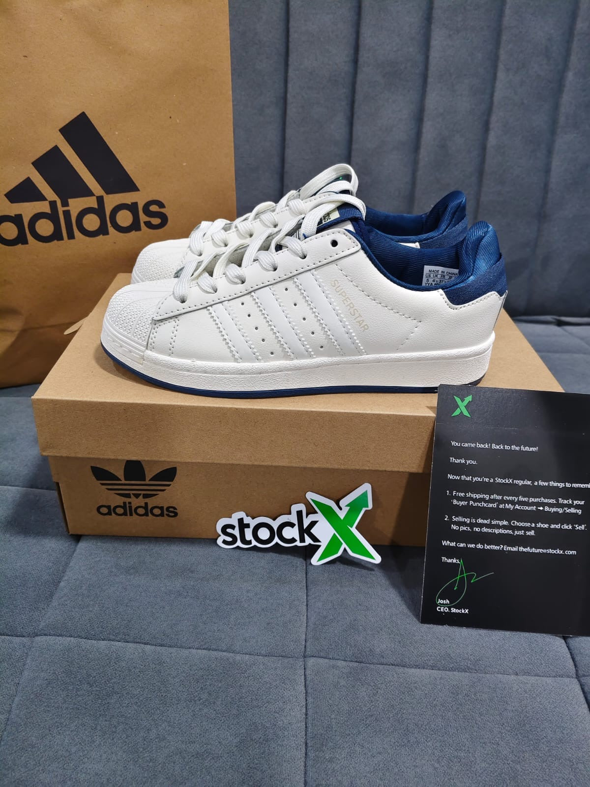 ADIDAS SUPERSTAR PARLEY NAVY