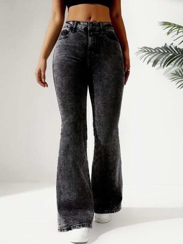 High Waist Bootcut Denims