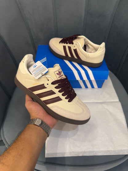 ADIDAS SAMBA WHITE MAROON