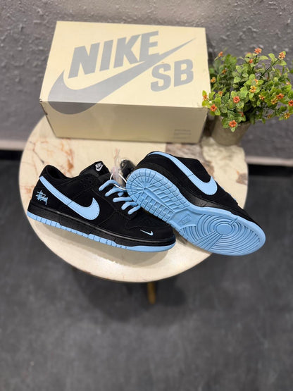 NIKE SB DUNK 2025 STUSSY BLACK SILVER