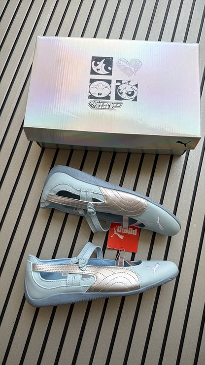 PUMA SPEED CAT BALLET SILVER BLUE WASH