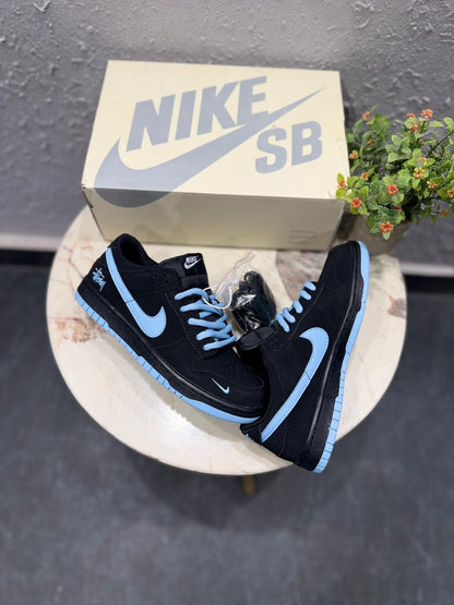 NIKE SB DUNK 2025 STUSSY BLACK SILVER