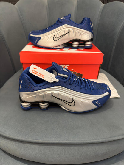 NIKE SHOX SILVER BLUE SILVER