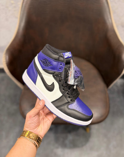 AIR JORDANS RETRO 1 MID PURPLE COURT semi U/A
