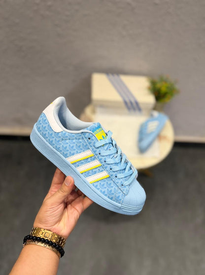ADIDAS SUPERSTAR 2ND GENERATION SKY IMPRINT LOGO