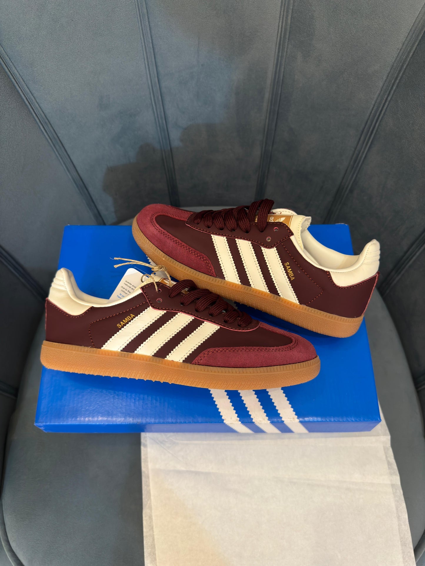 ADIDAS ORIGINALS SAMBA NEW MAROON