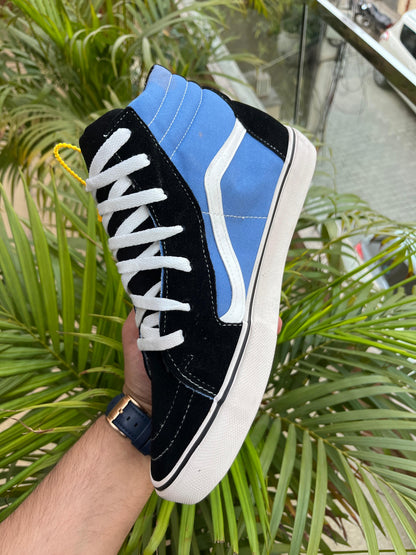 vans long blue black