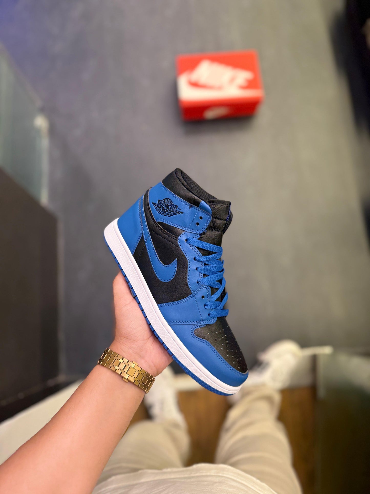 NIKE AIR JORDAN HIGH MARINA BLUE
