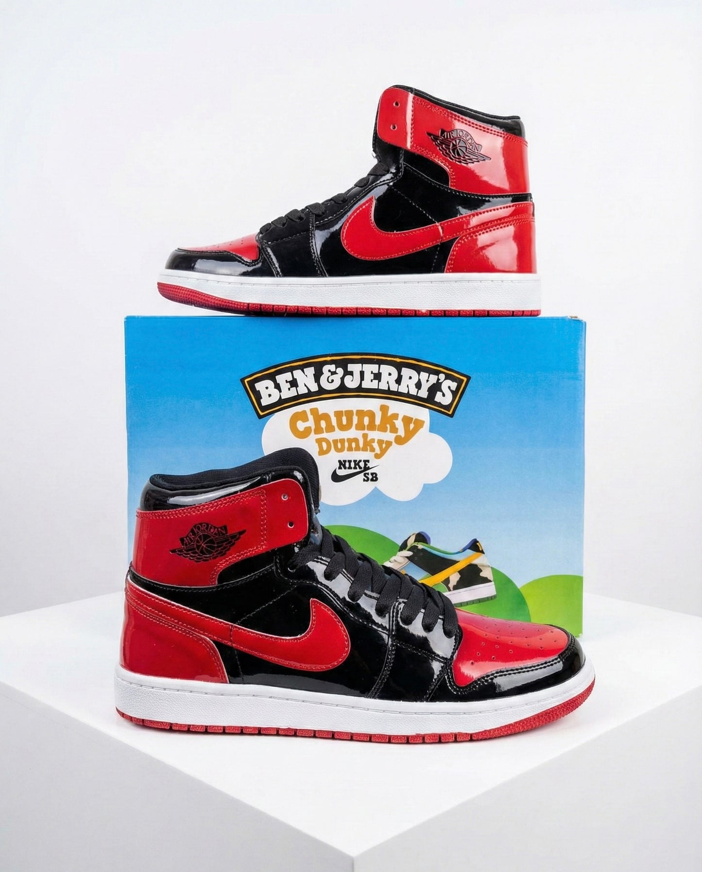 AIR JORDAN 1 HIGH BRED PATENT 7A TOP