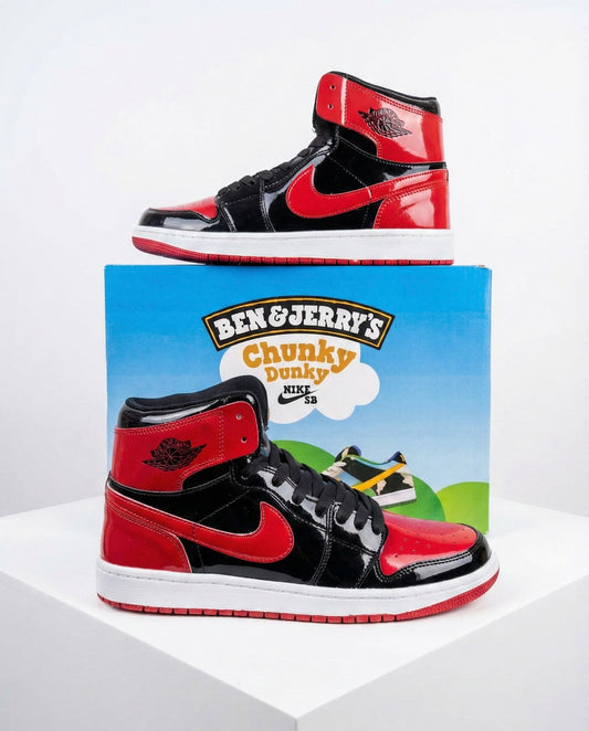 AIR JORDAN 1 HIGH BRED PATENT 7A TOP