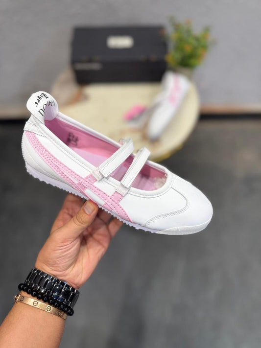 ONITSUKA TIGER MEXICO 66 MARY JANE  WHITE PINK