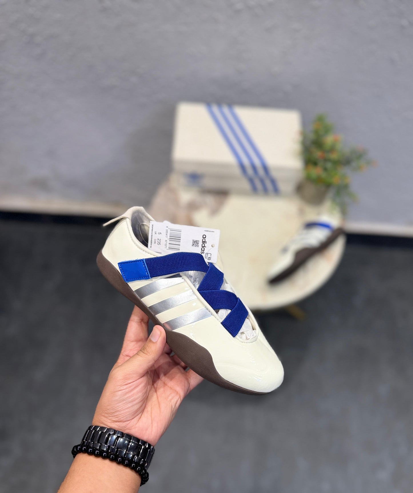 ADIDAS ORIGINALS TAEKWONDO CLOT WHITE BLUE