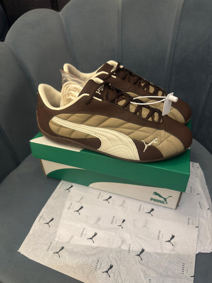 PUMA SPEED CAT QUILTED PLUS BROWN