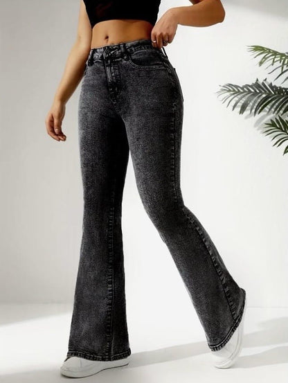 High Waist Bootcut Denims