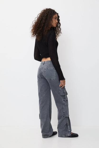 PULL&BEAR Brand*
Multi Pockets Cargo Trousers with Straps