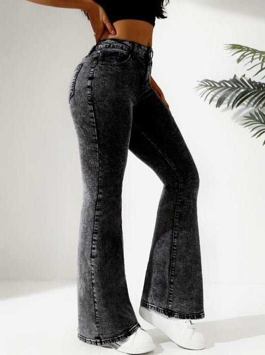 High Waist Bootcut Denims